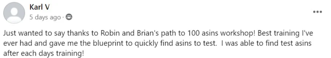 Written testimonial
